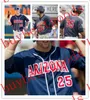 Zszyta niestandardowa koszulka baseballowa 50 Cameron Laliberte 29 Eric Orloff 27 Dawson Netz 51 Trevor Long 33 Noah Turley 13 Tyler Casagrande Jersey