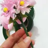 Dekoracyjne kwiaty wieńce 30 jardów 12 mm samoprzylepny bukiet kwiatowy taśmę łodygi sztuczny kwiat pręcik owijany kwiaciarskie zielone taśmy DIY Flower Supplies T230217