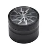 Rookbuizen diameter 63 mm viervoudige bliksemmolen randmolen luchtvaart aluminium materiaal metalen grinder