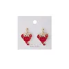 Orecchini per borchie Cartoon Ipoallergenic Crab per Woemen Red Yellow Student 2023 Accessorio di gioielli di moda Accessorio di Gioielli di moda Odet22 Mill22