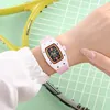 New foreign trade hot selling women's watch fashion trend waterproof luminous imitation carbon fiber lollipop watch