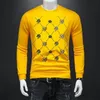 Męskie bluzy luksus męski swetr dhinstone design Trend marka mrhome nowa design bawełna moda ubrania codzienne daty noszenia m-4xl