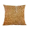 Pillow Ancient Egypt Murals Hieroglyphs Symbol Pattern Case Home Gallery El Sofa Decoration Cover History Lovers Gift