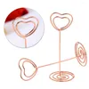 Porte-décoration de fête Porte-table Po Place Stand Numéro Nom Clip Photo Menu Clips Mémo Mariage Coeur Papier Note Signe En Forme De Forme