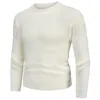 Herrtröjor Herrmode Slim Fit tröja Simplicity Pullover långärmad rund nacke lätt höst vinter stickning toppar