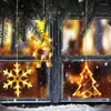 Strängar 3 packar jul inomhus fönster ljus dekoration bakgrund strängljus för utomhus hem sovrum varmt vitt
