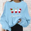 Women's Hoodies & Sweatshirts Women Floral Print Sweatshirt Coats Casual O-Neck Long Sleeve Pullover Loose Hoodie Tops WDC433