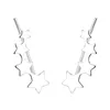 Stud Earrings LUTAKU Summer Trendy Star Ear Climber Fashion Ladies For Women Party Jewelry Gift Pendientes Brincos