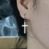 Brincôs de bretas para mulheres clipe de jóias de moda na orelha sem piercing em aço inoxidável pingente de corrente sexy bate