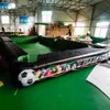 6x4m Playhouse Humain Gonflable Snooker Football/Soccer Table Piscine Portable Snookball Drôle Intérieur En Plein Air Sport Jeux