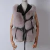 Gilet en fausse fourrure pour femme