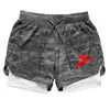 Shorts de shorts chauds à hommes légers coulant jogger gym de gym shorts de fitness de marque