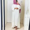 Ubranie etniczne Eid Mubarak Muzułmańska Abaya Dress Fashion Vestidos Women Abayas Caftan Kardigan Kaftan Dubai Turkey Elegancki hidżab islamski