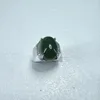 Klusterringar kjjeaxcmy fina smycken 925 sterling silver naturliga jasper spenat grön man ring micro inlay retro supportdetektering