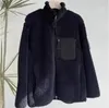 23SS Designer Men's Jacket Herrjacka Päls Vinter tjock långärmad dragkedja Hoodie Lamb Style Epaulets