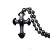 Pendant Necklaces Arrive Men Women Fashion Natural Stone Cross Necklace Pendants Adjustable Beads Chain Male Religious Jewelry Gift