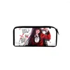 コスメティックバッグKakegurui Jabami Yumeko Meari Saotome 3Dプリンティングボーイガールペンシルボックスチャイルドステーショナリーストレージバッグ学生P