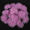 Flores decorativas grinaldas 24 pcs 22mm colorido organza bowknot meninas flor artificial roseta arco headwear material diy vestuário acessórios de costura b0905