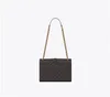 Bolsa Feminina Bolsa de ombro ENVELOPE bolsa de couro caviar tamanho médio preto branco designer de luxo bolsas crossbody bolsa crossbody bolsa corrente Senhoras Mixed Diamond Check Purses