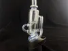 SOMKING PIPES Geheim Wit piek Borosilicaat Glas Rookpijp Fabrieksprijs