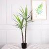 Fiori decorativi Albero di sisal simulato Nordico Semplice Atterraggio su larga scala Pianta tropicale Decorazione verde Falso in vaso