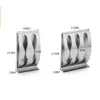 Toothbrush Holders Stitch Holder Wall Mounted Shaver Drain Storage Rack Stainless Steel Shelf Bathroom Accessories 230217