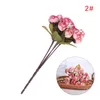 Decorative Flowers 1 Bouquet 15 Heads Artificial Emulation Rose Pearl Tea Fake DIY Living Room Home Garden Wedding Decor