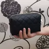 NEW makeup storage tote bag insert soft diamond Classic quilted black cosmetic case