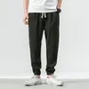 Men's Pants Casual Chinese Style Spring And Summer Light Cotton Linen Sports TrousersMen's