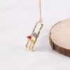 Kedjor makersland unik svamp halsband söt guldhänge söta kedja halsband gåvor till flickor modedesigner smyckenchains
