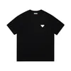 Heren T-shirt Designer Shirt Men T-shirt Man Zwart T-shirt Kleding Maat XXL XXXL T-shirts 100% katoenen korte mouw borst driehoek inlegtjes mode oversizwd t-shirts