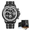 Armbandsur Relogio Masculino 2023 Vattentäta män klockor Lige Top Quartz Wrist Watch Men Business Clock Sport Chronograph