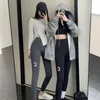 Mujeres Gimnasio Yoga Pantalones sin costuras Ropa deportiva Elástico Cintura alta Ejercicio atlético Fitness Leggings Activewear Pantalones Cel