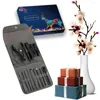 Kit per nail art 16 pezzi Tagliaunghie per manicure Set Forbici professionali Pedicure Acciaio inossidabile Portatile per uso domestico