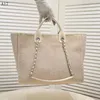 أكياس التسوق Jute Tote Burlap حقيبة البقالة الشاطئية القابلة لإعادة الاستخدام مع مقبض منظم تخزين سفر كبير للنساء الفتيات 2381