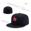 2023 MEN039S Baseball Caps Fechados Caps Summer Navy Blue Letter Bone Mulheres Black Color Todas