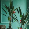 Decorative Flowers Home Decor Artificial Simulated Bird Of Paradise Simulation Potted Plants Christmas Wedding Gifts Decoration Nordic