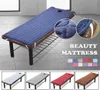 Weiche Polyester -Massage Tischbettblatt elastische Spa -Behandlungsabdeckung Entspannung Schönheit Salon Matratze mit Gesichtsloch Couch 2111069129527