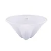 Onderbroek mannen sexy mini witte briefs 3d u convex slipje dunne riem vaste kleur ondergoed ondergoed build zakje lingerie voor mannelijke naadloos