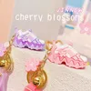 Keychains Cute Cherry Blossom Shoe Keychain Bag Charm Woman Men Kids Key Holder Gift Sports Fruit Sneaker Chain Funny Gifts Wholesale