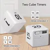 Timer da cucina 2 pezzi Sensore di gravità a cubo Flip Allenamento per la gestione dei bambini 1/3/5/10/15/2/30/60 minuti 230217