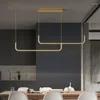 Hängslampor modern minimalism ledande ljus nordiskt vardagsrum sovrum kök restaurang fixtur lampa hem inomhusbelysning