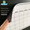 ألواح Whiteboards A3 لوح الرسائل المغناطيسية الشهرية من اللوحة البيضاء المطبخ المطبخ يوميًا لوحات النشرة المرنة مرنة.