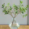 Decorative Flowers Wreaths artificial eucalyptus leaves branches plastic plants mini outdoor wedding home decoration flower arrangement floral accessories