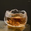 Bicchieri da vino Tazza da tè in vetro Tazza da bevanda a forma di 50 ml Ciotola da tè addensata Speciale personale