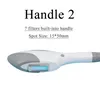 Lasermaskin IPL H￥rborttagningshandtag Opt E Light HR Handstycke Sapphire Yag Laser Machine Beauty Spara Defilador Accessory369