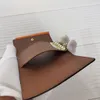 Carteras clave Flor marrón famoso diseñador clásico para mujer 6 llavero de lujo monedero de cuero hombres titulares de tarjetas billetera de imitación llaves anillo bolso