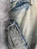 2023SS Yogahosen Herren Jeans Baumwolle Große Tasche Denim Hosen Luxus Designer Street Style Exquisite Freizeithosen