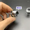 Mutfak muslukları 1pc musluk adaptörü 304 paslanmaz çelik dişi 22/24mm 360 derece döner nozul erkek 22mm