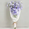 Flores decorativas grinaldas novo nórdico ervilha orquídea ramo flores de seda decoração de casamento mariage noiva seda flor artificial flores artificiales decoração de casa